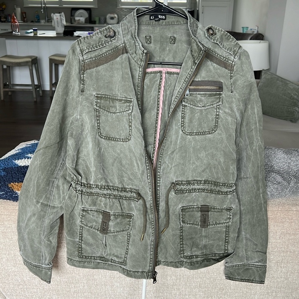 Express army green jacket